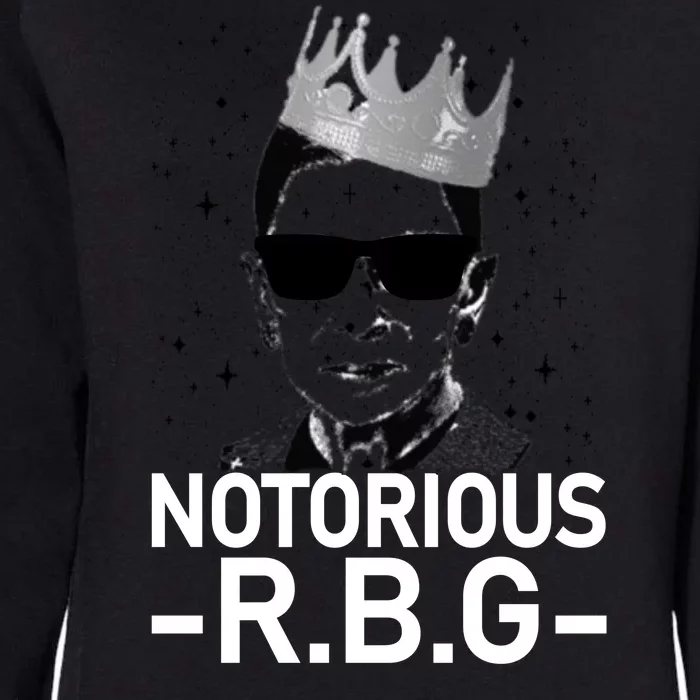 Notorious RBG Ruth Bader Ginsburg Gangster Womens California Wash Sweatshirt