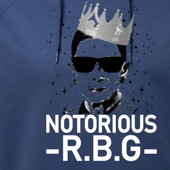 Notorious RBG Ruth Bader Ginsburg Gangster Performance Fleece Hoodie