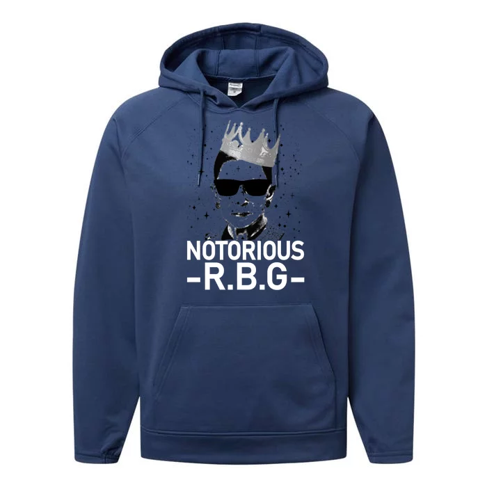 Notorious RBG Ruth Bader Ginsburg Gangster Performance Fleece Hoodie