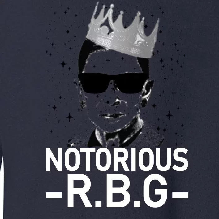 Notorious RBG Ruth Bader Ginsburg Gangster Toddler Sweatshirt