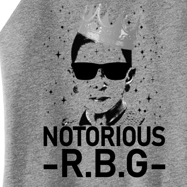 Notorious RBG Ruth Bader Ginsburg Gangster Women’s Perfect Tri Rocker Tank