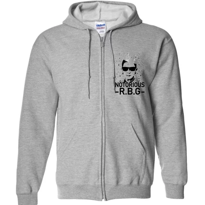 Notorious RBG Ruth Bader Ginsburg Gangster Full Zip Hoodie