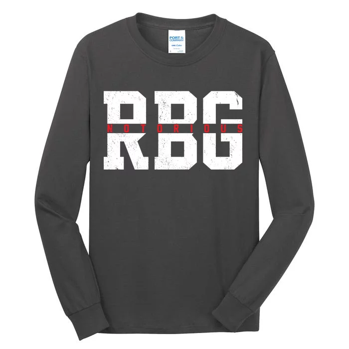 Notorious RBG Simple Logo Tall Long Sleeve T-Shirt