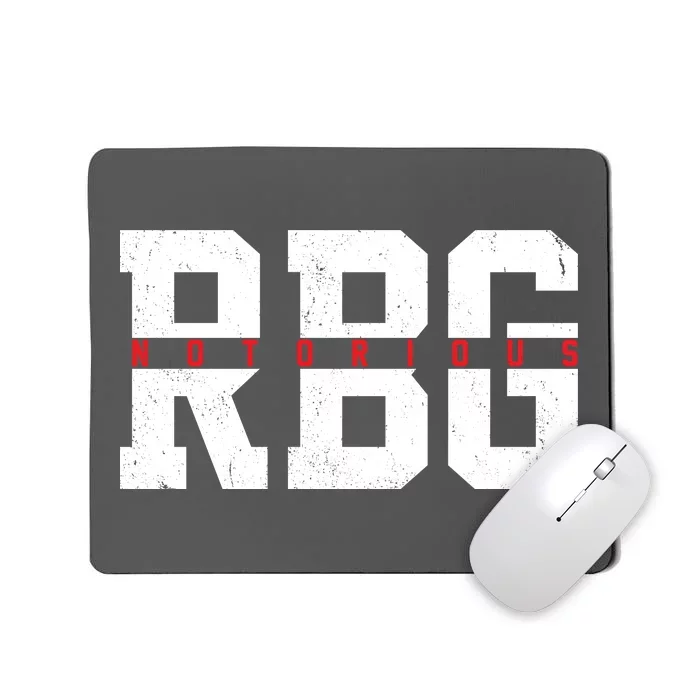 Notorious RBG Simple Logo Mousepad