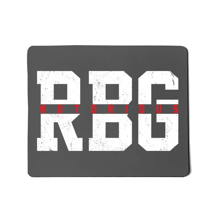 Notorious RBG Simple Logo Mousepad