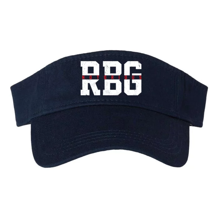 Notorious RBG Simple Logo Valucap Bio-Washed Visor