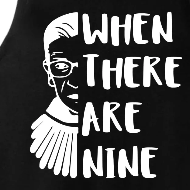 Notorious RBG When There Are Nine Ladies Tri-Blend Wicking Tank