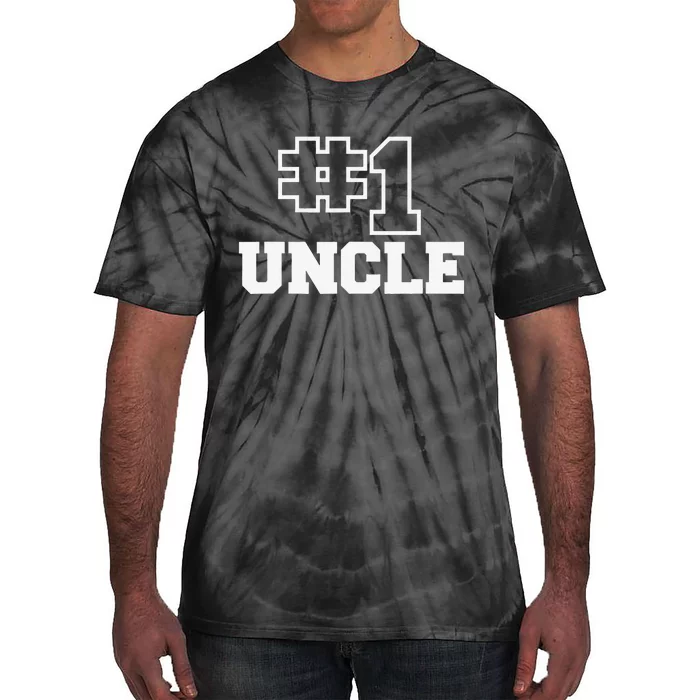 Number One Uncle No. 1 Best Bro Sibling Tie-Dye T-Shirt