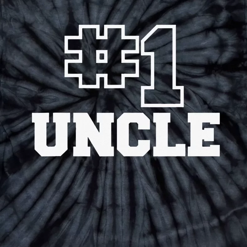 Number One Uncle No. 1 Best Bro Sibling Tie-Dye T-Shirt