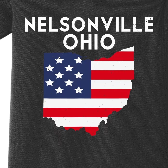 Nelsonville Ohio USA State America Travel Ohioan Baby Bodysuit