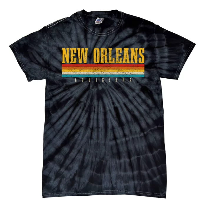 New Orleans Vintage Louisiana Tie-Dye T-Shirt