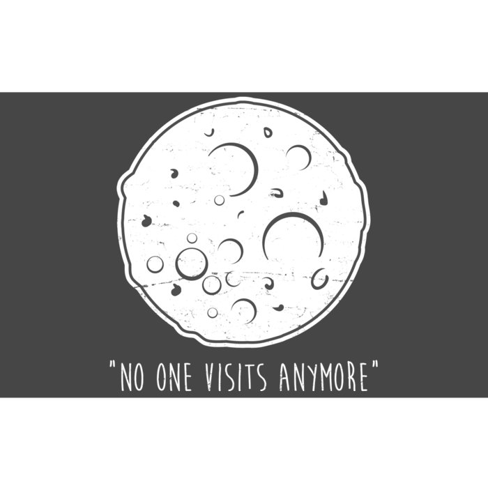 No One Visits Anymore Moon Space Bumper Sticker