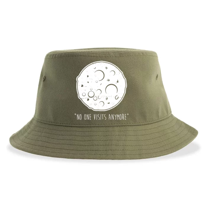 No One Visits Anymore Moon Space Sustainable Bucket Hat