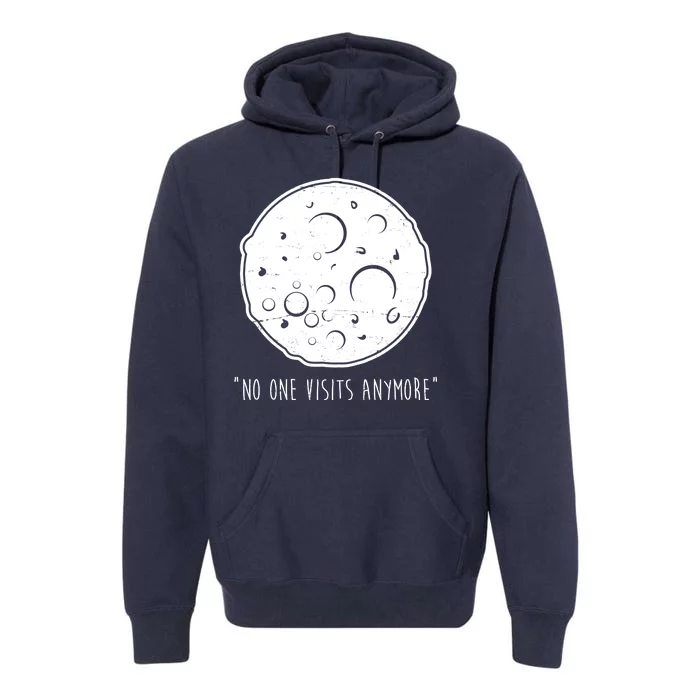 No One Visits Anymore Moon Space Premium Hoodie