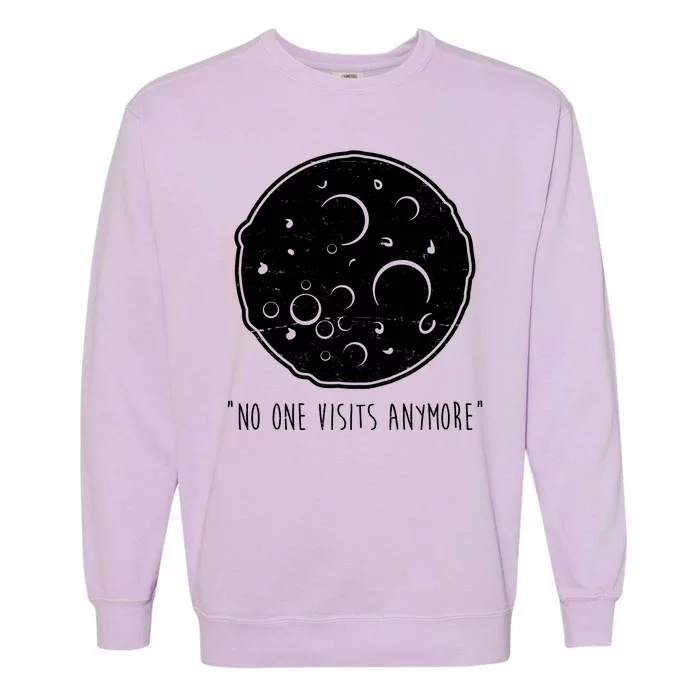 No One Visits Anymore Moon Space Garment-Dyed Sweatshirt