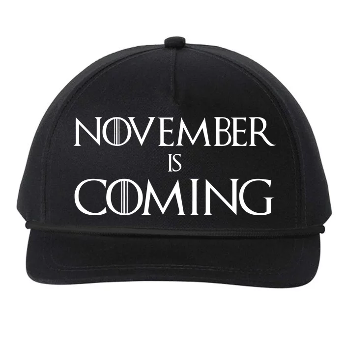 November is Coming Election Snapback Five-Panel Rope Hat