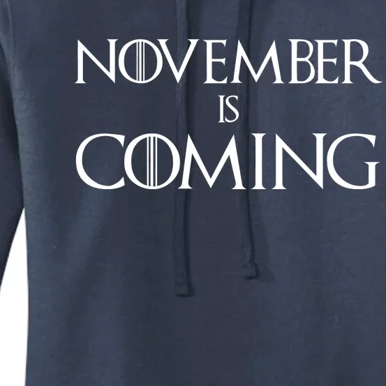 November is Coming Election Women's Pullover Hoodie