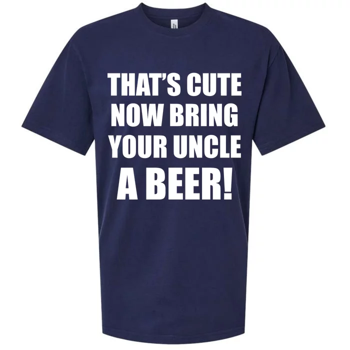 Now Bring Your Uncle a Beer Sueded Cloud Jersey T-Shirt