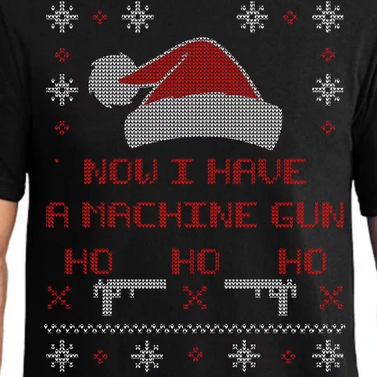 Now I Have A Machine Gun Ho HJo Ho X-Mas Pajama Set