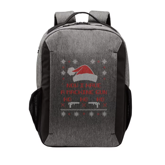 Now I Have A Machine Gun Ho HJo Ho X-Mas Vector Backpack