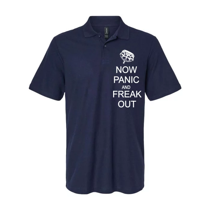 Now Panic and Freak Out Softstyle Adult Sport Polo