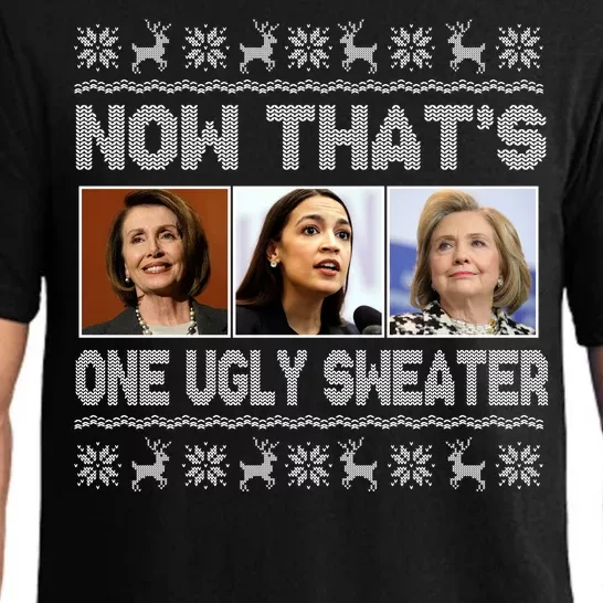 Now That's One Ugly Christmas Sweater Pajama Set