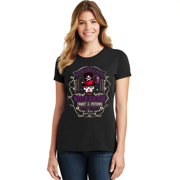 New Orleans Witch Doctor Dr Facilier Villain Women's T-Shirt