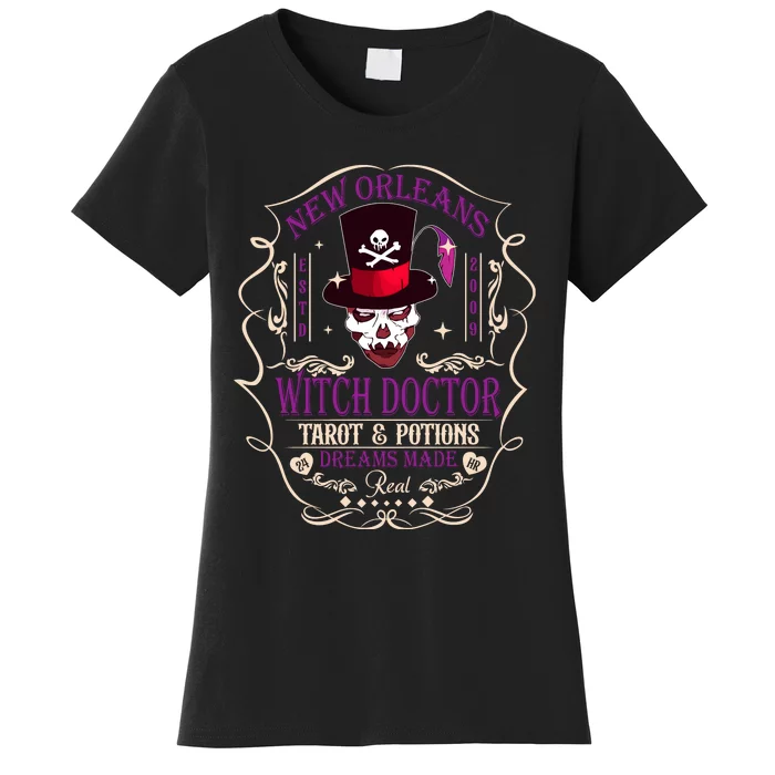 New Orleans Witch Doctor Dr Facilier Villain Women's T-Shirt