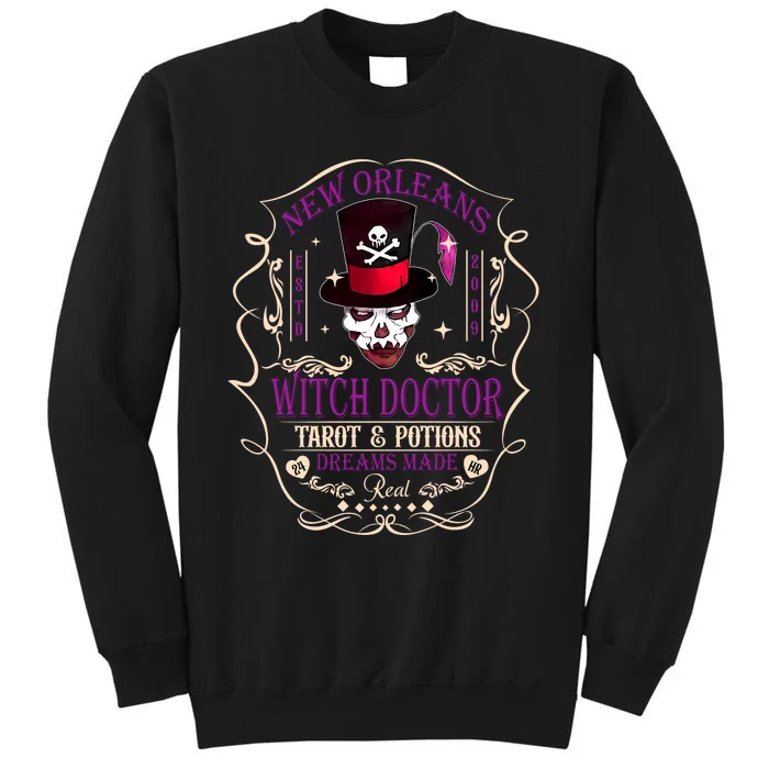 New Orleans Witch Doctor Dr Facilier Villain Tall Sweatshirt