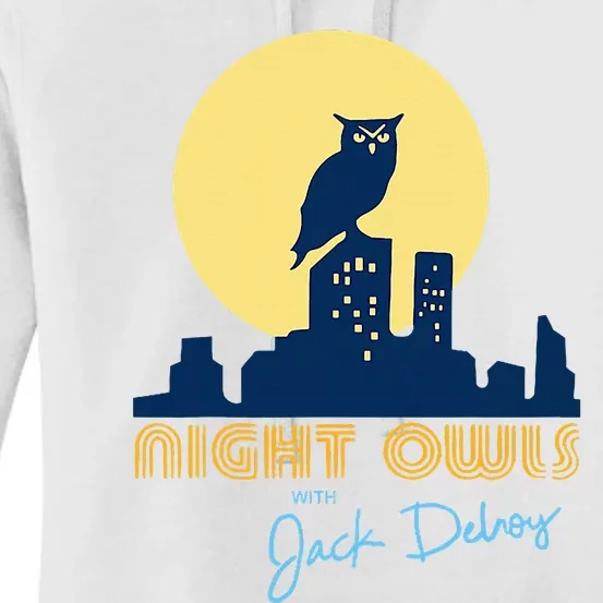 Night Owls With Jack Delroy Women's Pullover Hoodie