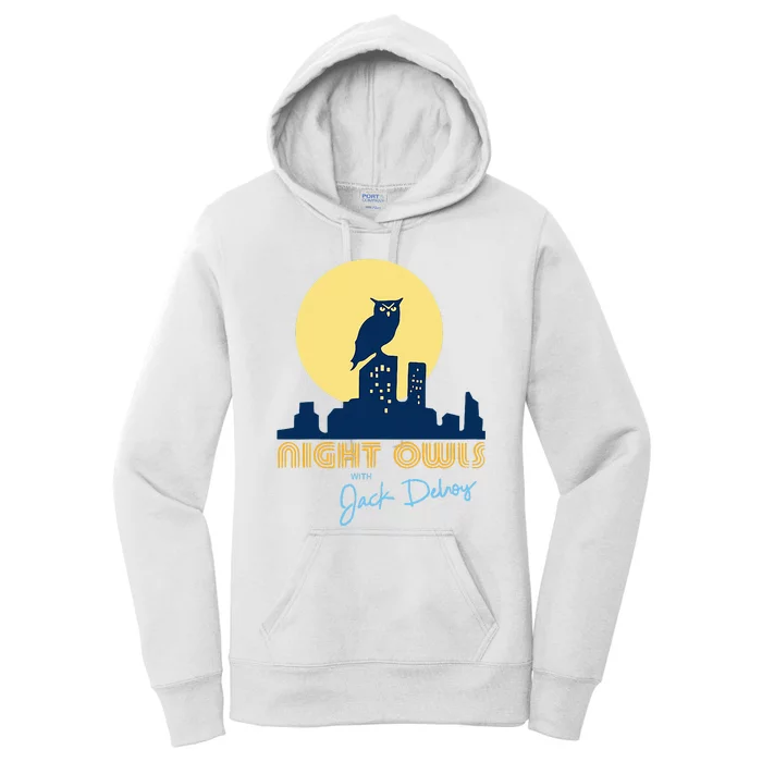 Night Owls With Jack Delroy Women's Pullover Hoodie