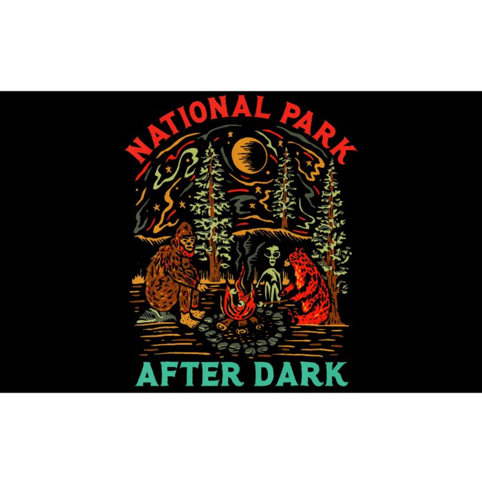 National Park After Dark Funny Bumper Sticker