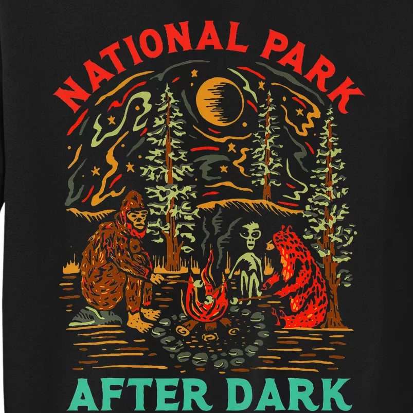 National Park After Dark Funny Tall Sweatshirt