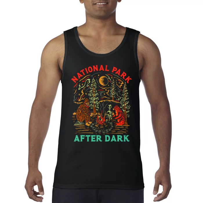 National Park After Dark Funny Tank Top