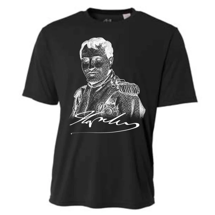 Napoleon Portrait And Signature Cooling Performance Crew T-Shirt