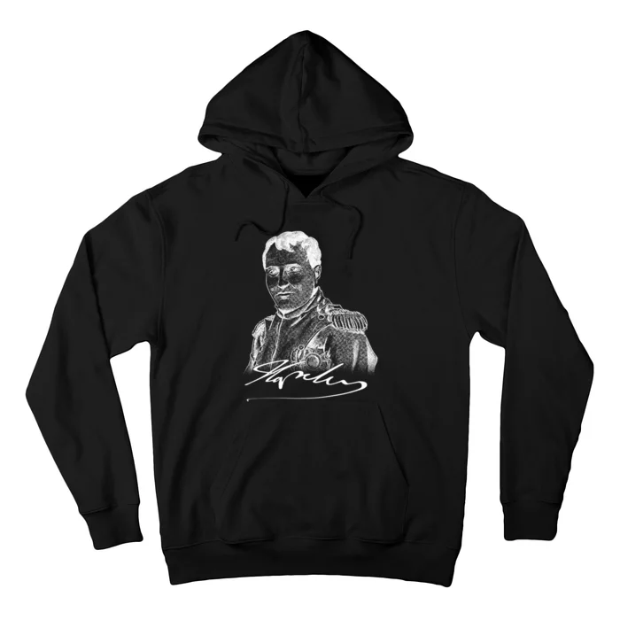 Napoleon Portrait And Signature Hoodie