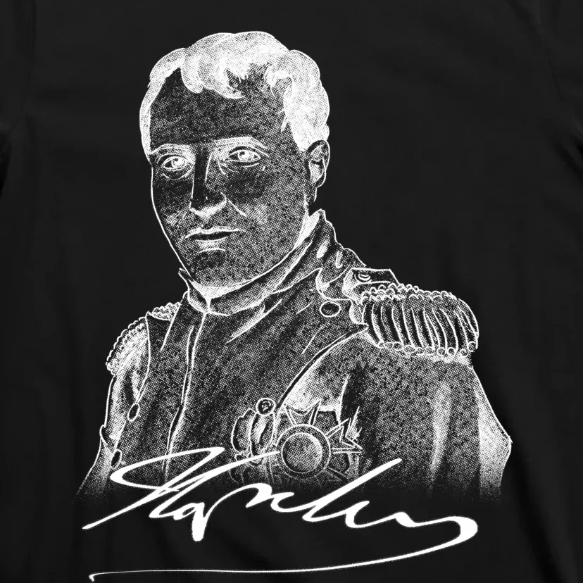 Napoleon Portrait And Signature T-Shirt