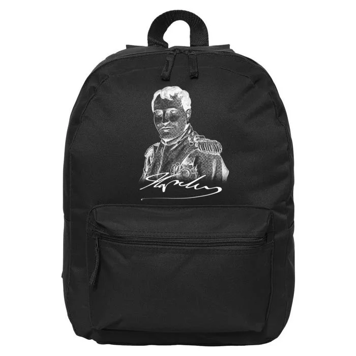 Napoleon Portrait And Signature 16 in Basic Backpack