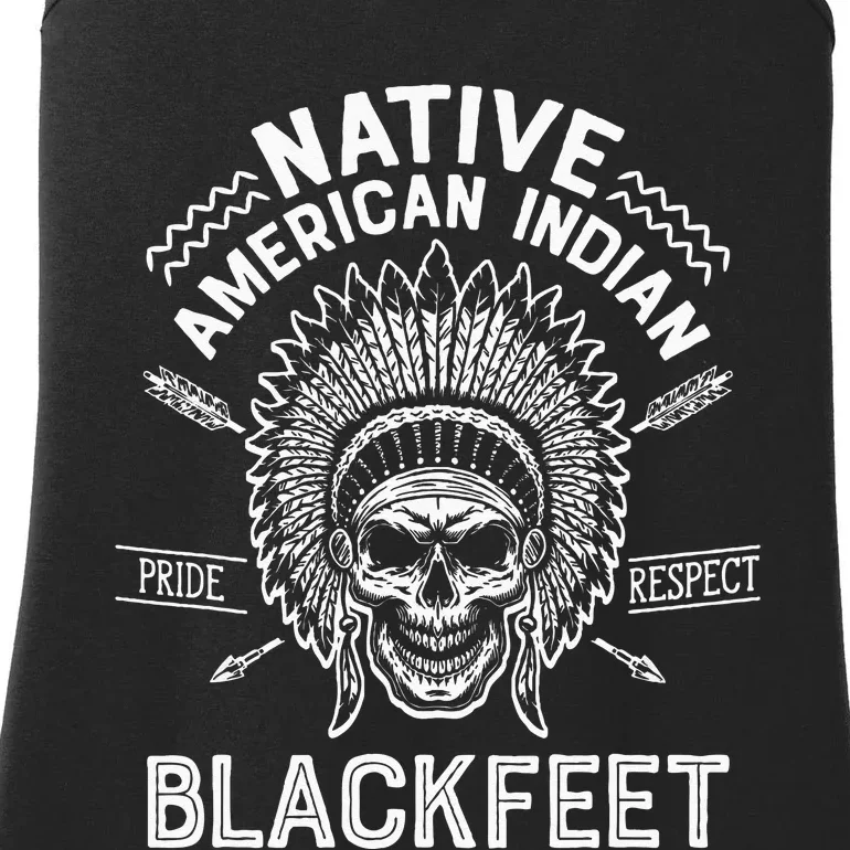 Native Pride American Indian Tribe Blackfeet Ladies Essential Tank