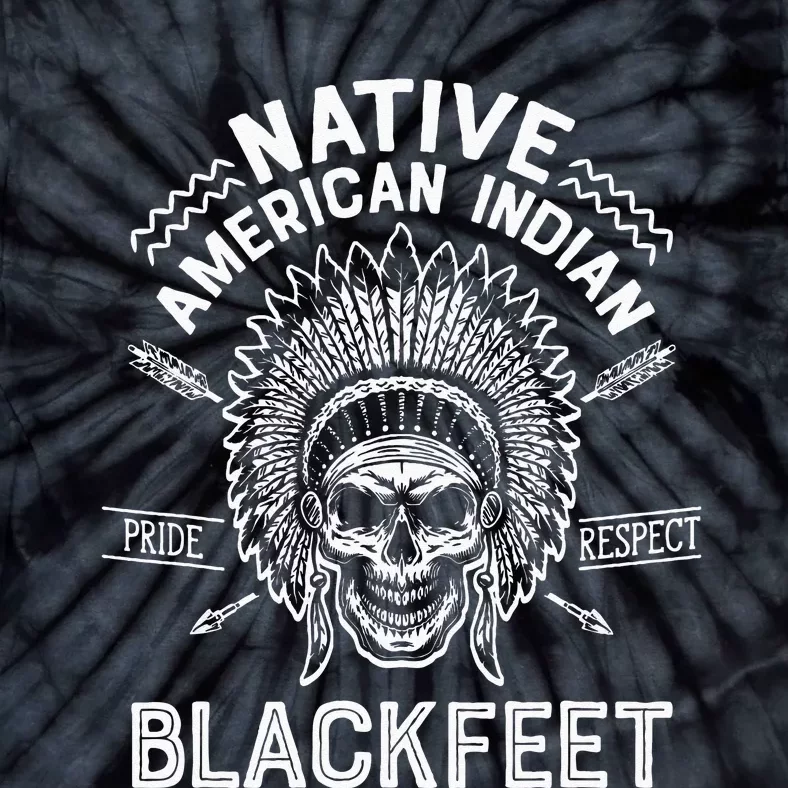 Native Pride American Indian Tribe Blackfeet Tie-Dye T-Shirt