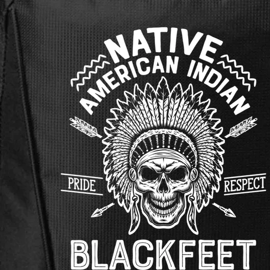 Native Pride American Indian Tribe Blackfeet Gift City Backpack