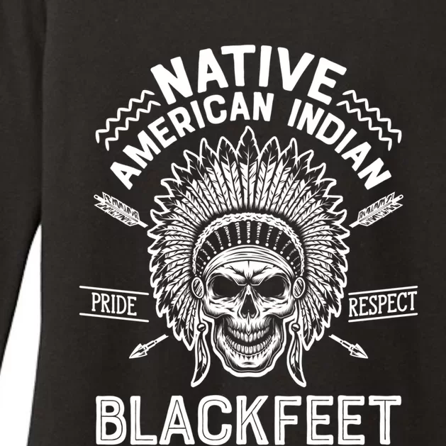 Native Pride American Indian Tribe Blackfeet Gift Womens CVC Long Sleeve Shirt