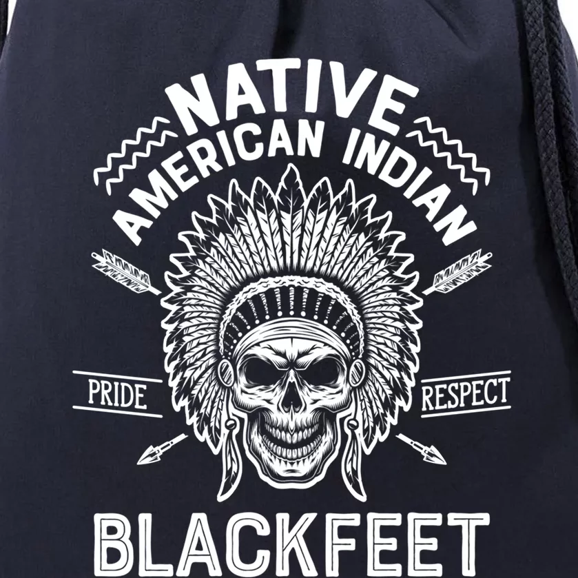 Native Pride American Indian Tribe Blackfeet Gift Drawstring Bag