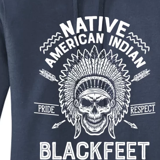 Native Pride American Indian Tribe Blackfeet Gift Women's Pullover Hoodie