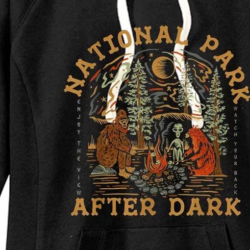 National Park After Dark Women's Fleece Hoodie