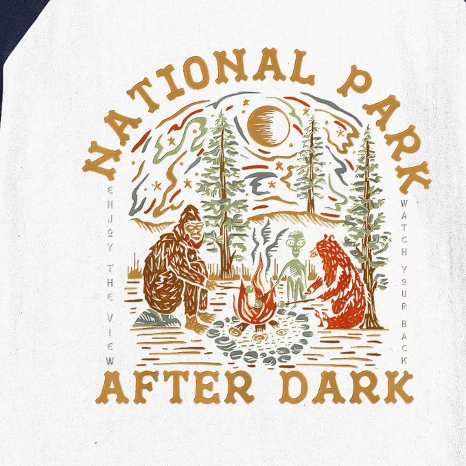 National Park After Dark Baseball Sleeve Shirt