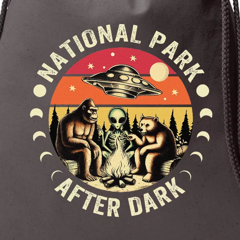 National Park After Dark Funny Drawstring Bag