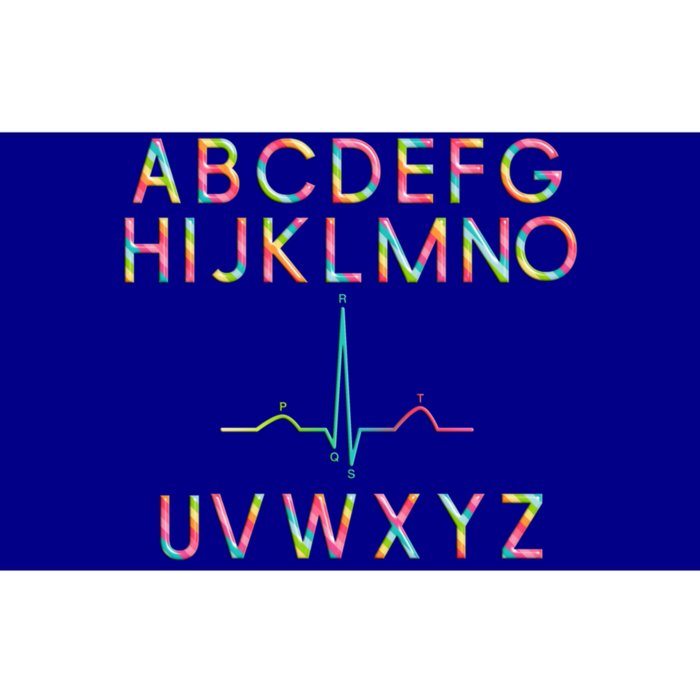 Nurse Pqrst Alphabet Rainbow Funny Rn Gift Nursing Jokes Gift Bumper Sticker