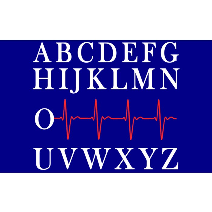 Nurse Pqrst Abcs Ekg Strip Alphabet Funny Nurse Memes Gift Bumper Sticker