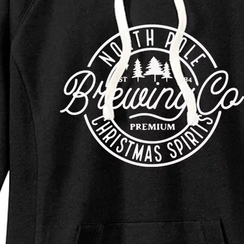 North Pole Brewing Co Merry Christmas Women's Fleece Hoodie